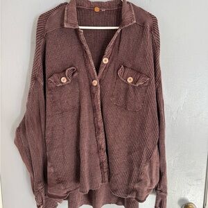 Free People FP One Scout Jacket in Mole
